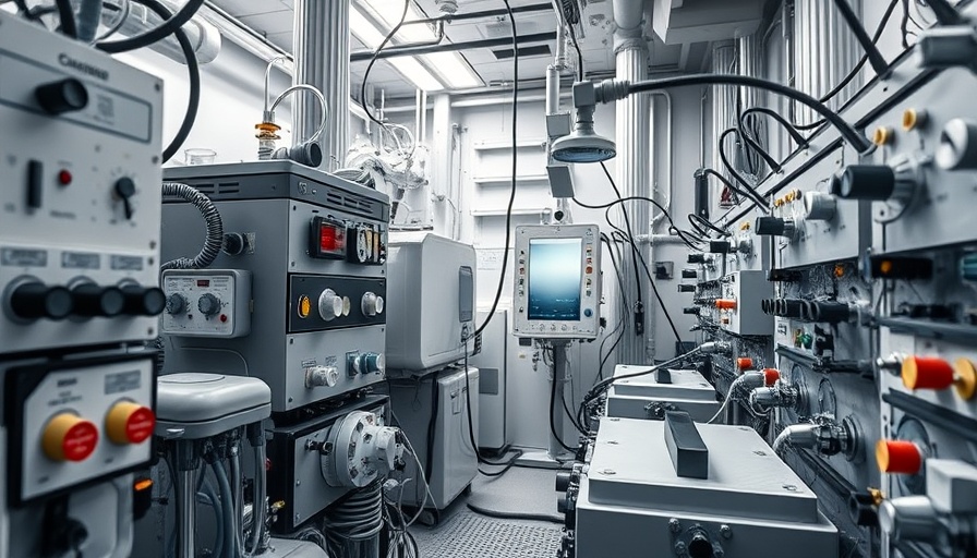 Carbon capture innovations ORNL laboratory equipment setup.