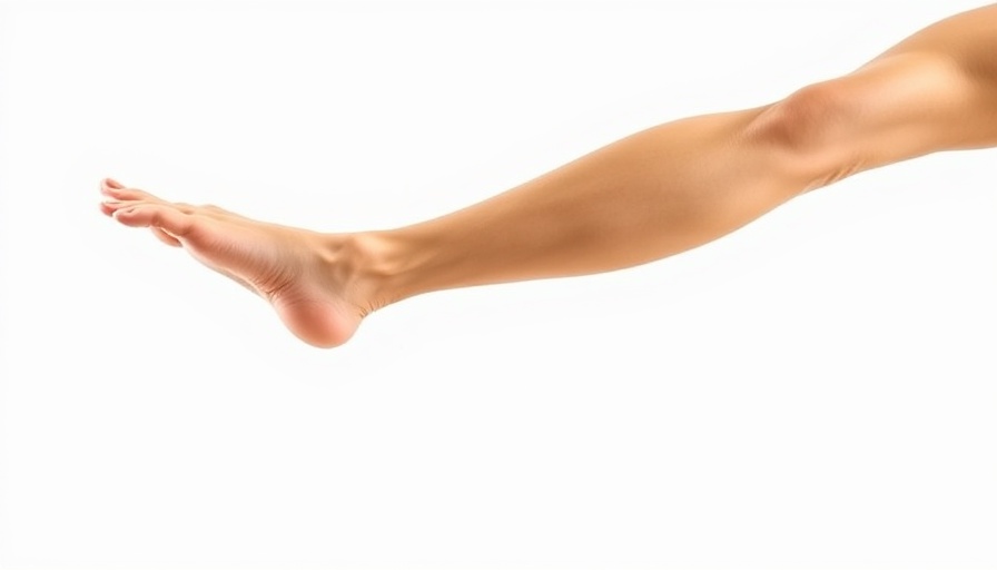 Pilates pose highlighting long lean muscles against white background.