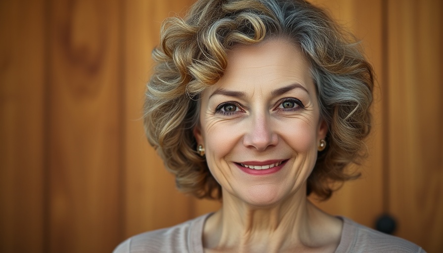 Mature woman softly smiling, representing outdated skills