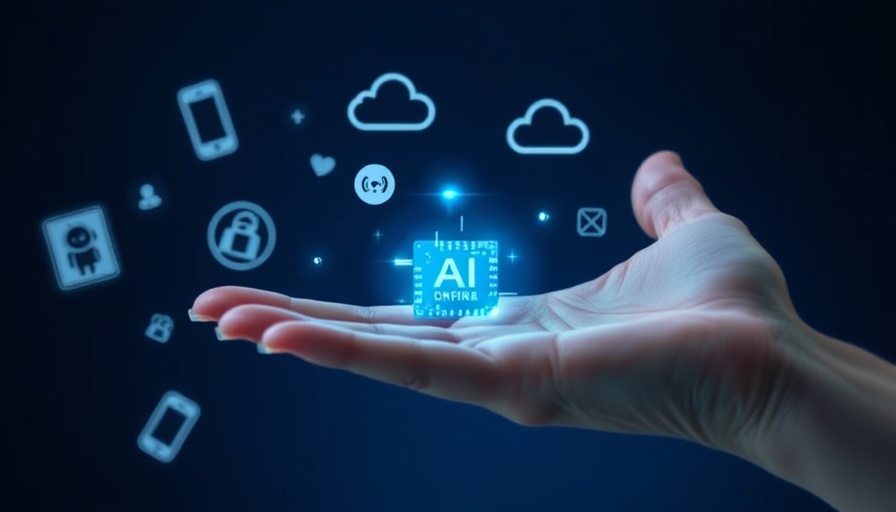 Futuristic AI concept depicting advanced technology and innovation.