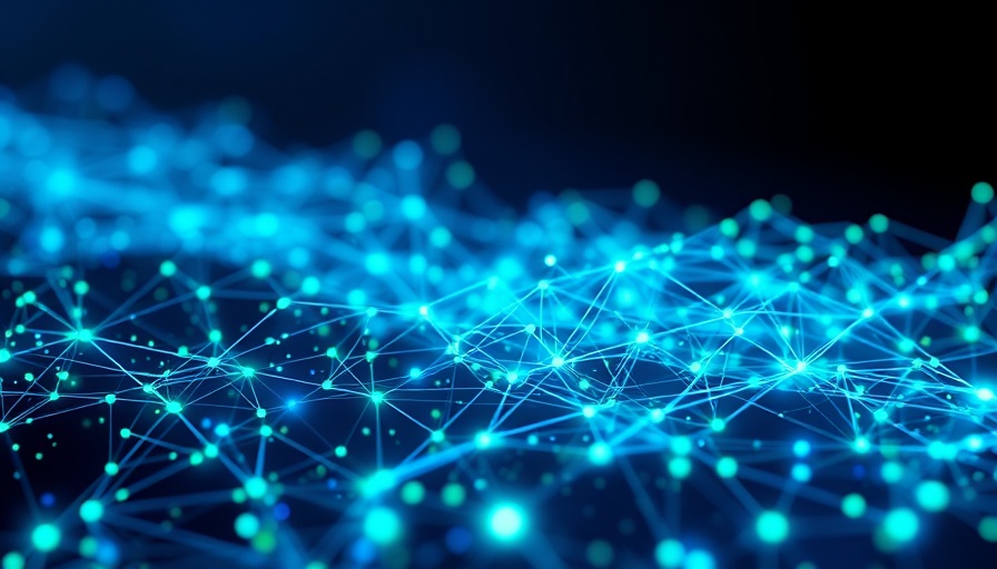 Abstract AI world models with interconnected nodes and vibrant colors.