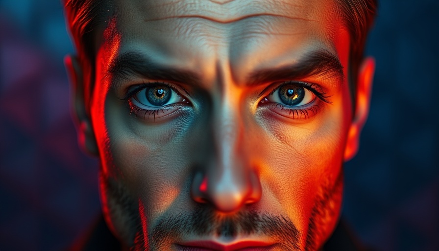 Contrasting red and blue image symbolizing GPT-5 advancements