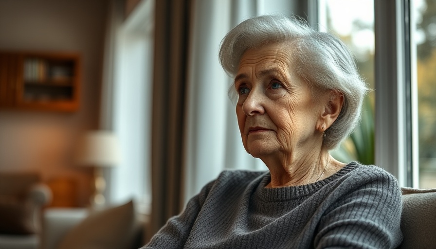 Contemplative older woman indoors, feeling need to see a dentist without symptoms.