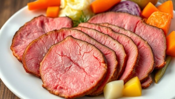 Corned beef and vegetables at Chelsea Community Events March 2026.