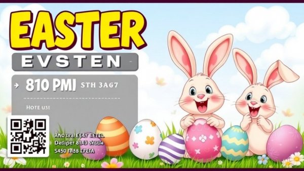 Easter egg hunt event poster for Chelsea events March 2026.