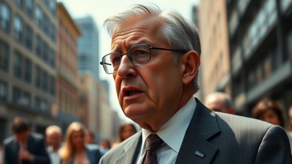 Sheridan Gorman debate on accountability, man speaking at podium beside woman outdoors.