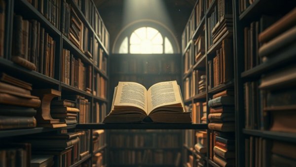 AI coding verification challenges concept with illuminated library book.