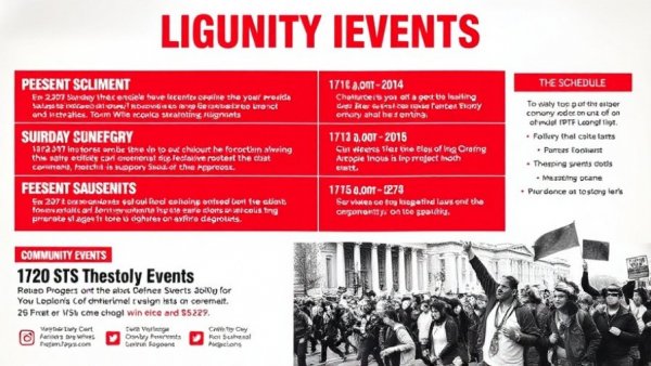 Detailed Chelsea Neighbors United community events poster.