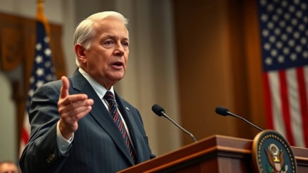 Trump extends ceasefire with Iran, formal speech setting.