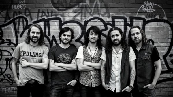 How The Ramones Changed Music: iconic band portrait in urban setting.