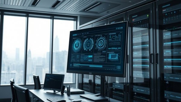Local AI adoption trends depicted in a futuristic tech workspace.