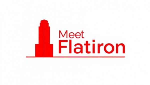 Logo of Meet Flatiron with a silhouette of the Flatiron Building.