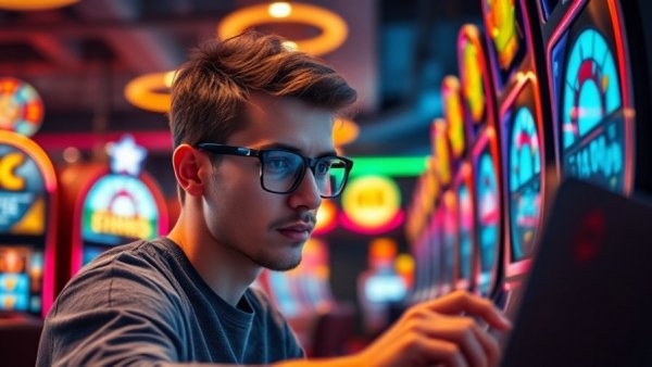 AI agent governance depicted with coding and slot machines.
