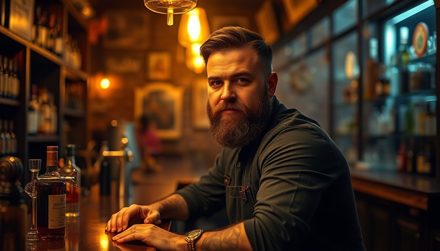 Bartender at bar amid New Outdoor Dining Regulations in NYC