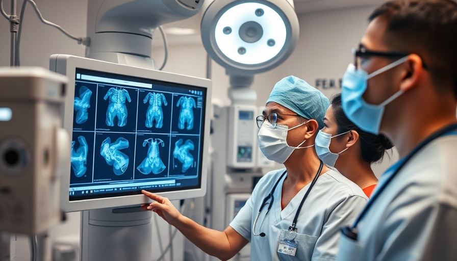 Healthcare professionals analyzing medical scans, highlighting AI's role in medicine.