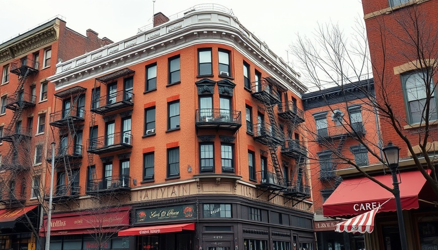 Historic Greenwich Village apartment building with sitcom inspiration.