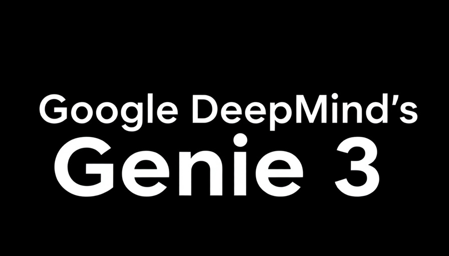 Google DeepMind Genie 3 potential AI breakthrough text header.