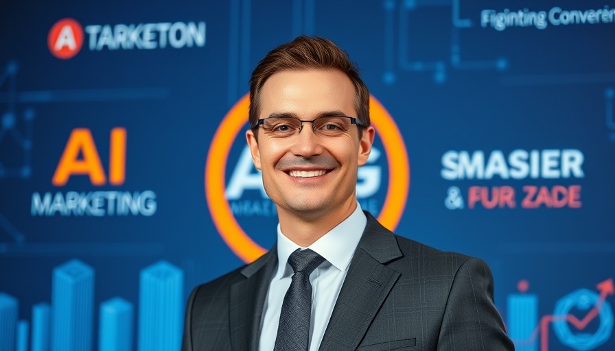 AI Speaker Series with expert for transforming data into actionable intelligence, MAICON branding.