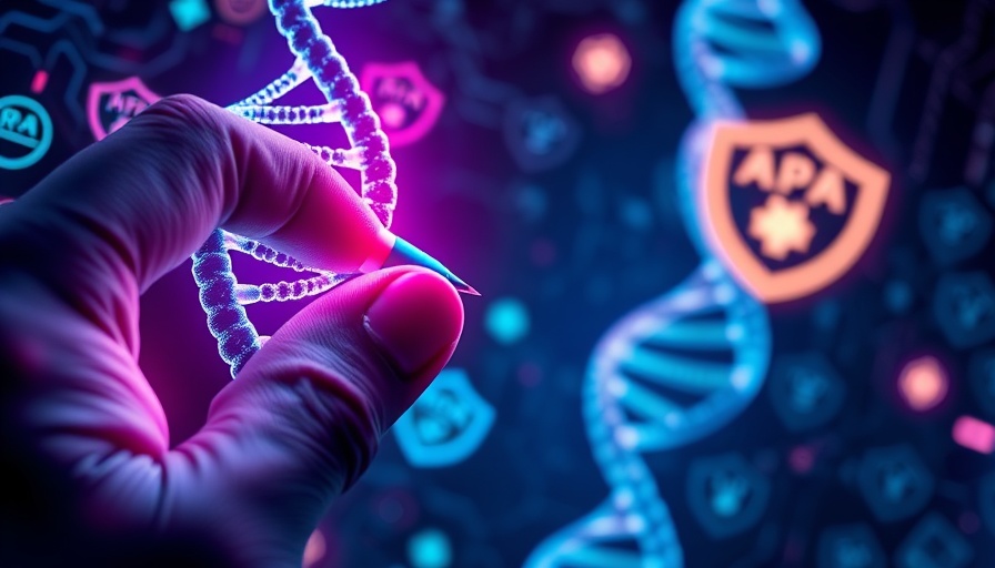 AI RNA vaccine development illustration featuring DNA and organ symbols.