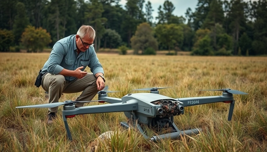 Officials inspecting drone wreckage in field, Poland drone shootdown.