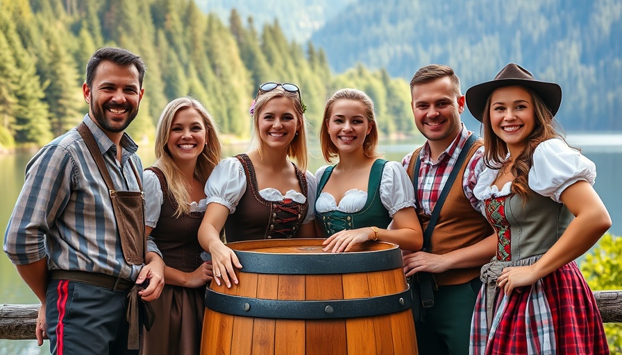 Year-Round Experiences at Mohonk Mountain House: Bavarian celebration with smiling group.