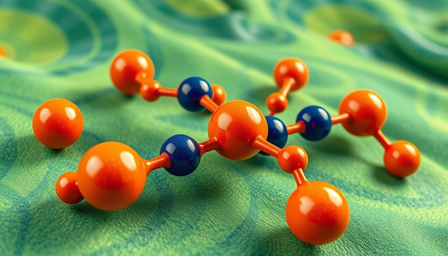 Generative AI models visualizing innovative molecular structures.