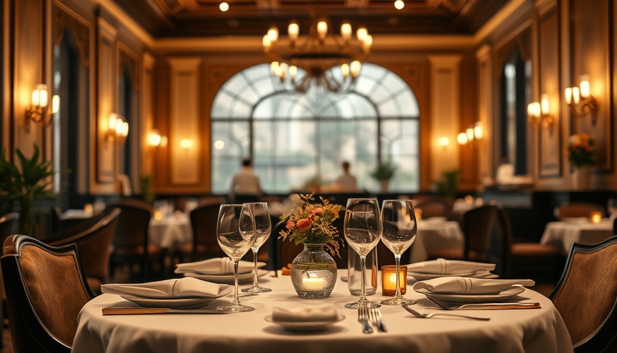 Elegant dining setup at The Clocktower NYC, cozy ambiance.