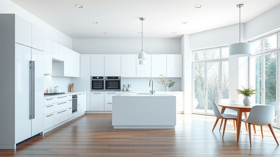 Future-proof kitchen design with modern aesthetics and functional space.