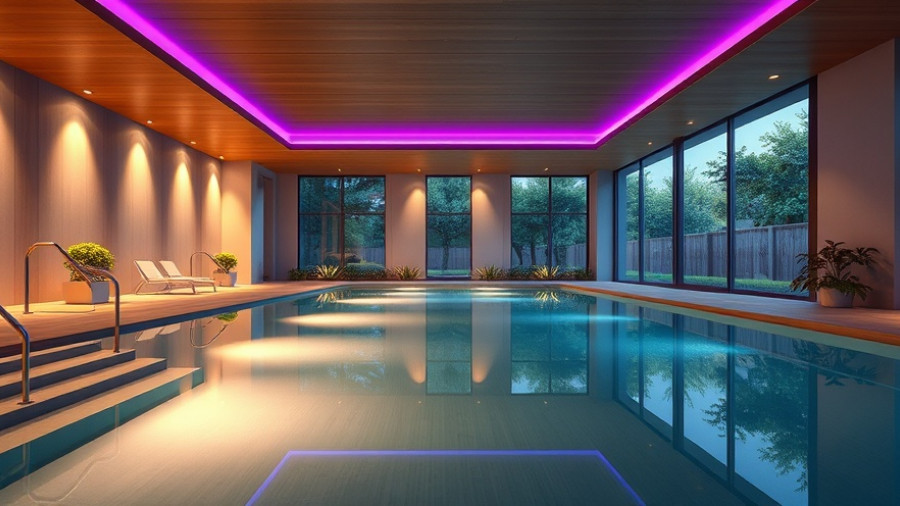 Modern pool in Baltimore Ravens training facility upgrade