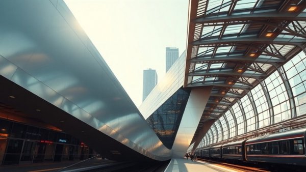 Futuristic building in Zurich showcasing architectural execution