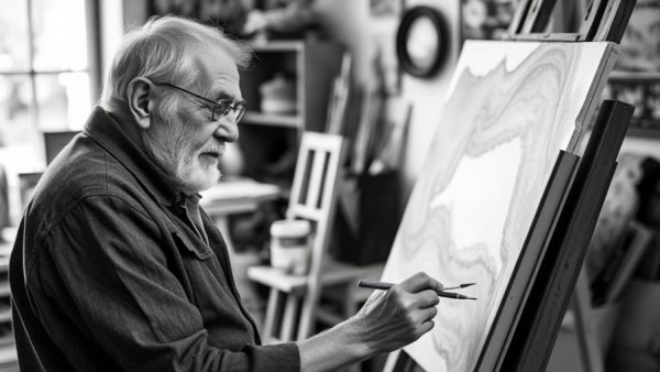 Amaza Lee Meredith related art in a studio reflecting luxury design concepts.