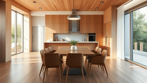 Modern dining space showcasing Carmel Architectural Design