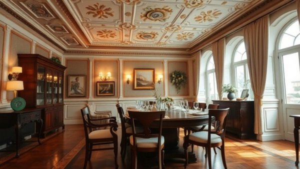 Stylish new dining rooms for holiday gatherings, elegant and inviting.