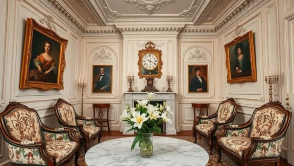 Elegant Haussmann-style apartment in Paris with classic decor.