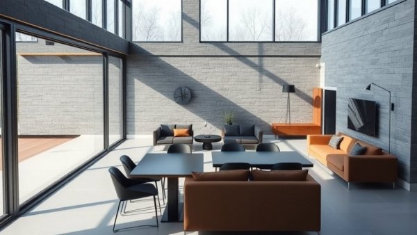 Bluestone house architecture renovation showcasing modern interior.