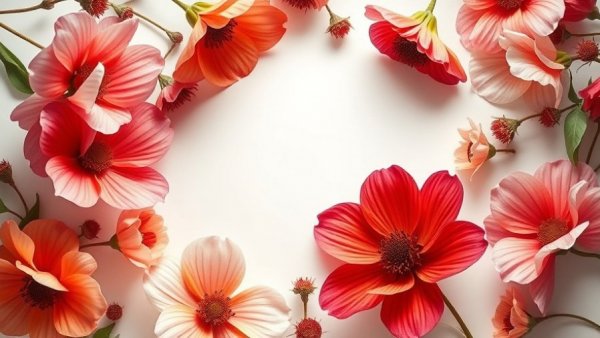 Freudian-inspired design features vibrant flowers in a circular frame.