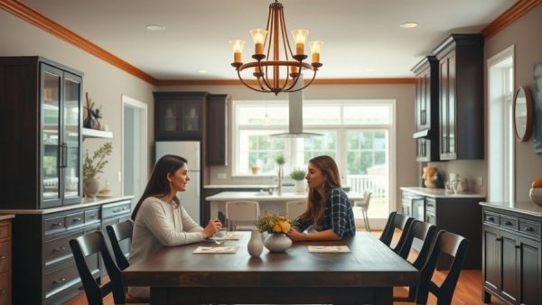 Modern New Jersey kitchen remodel with dining area.