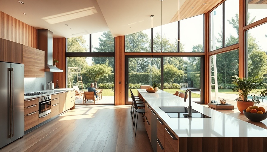 Coorparoo renovation showcasing open-plan kitchen with natural light.