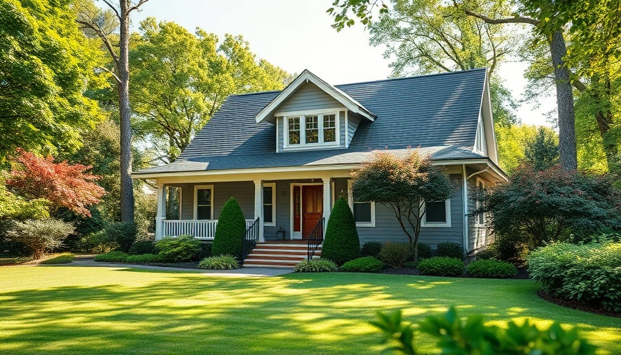 Charming craftsman home surrounded by lush landscape transformation.