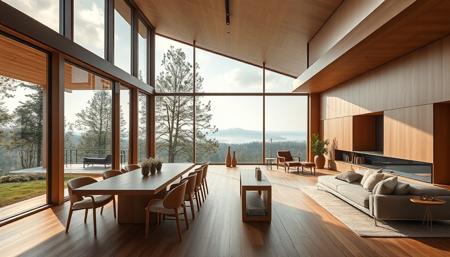 Mango Lane by DFJ Architects dining area with scenic view