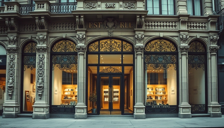 Victorian interior design inspiration in an ornate storefront.
