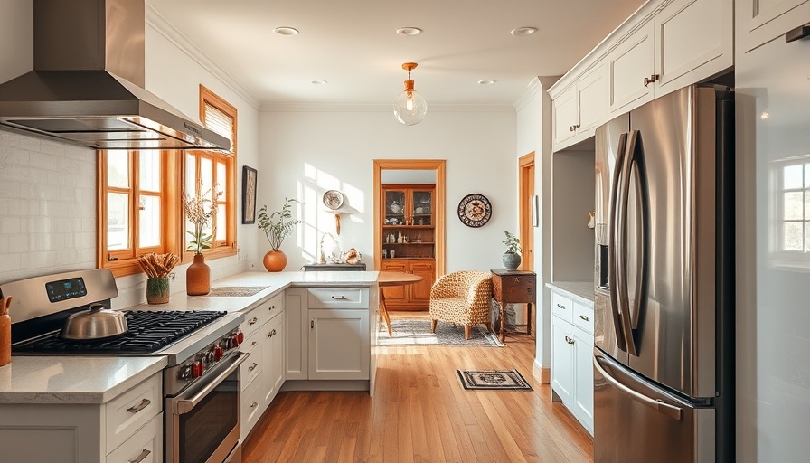 Modern kitchen remodeling design with sleek appliances and open layout.