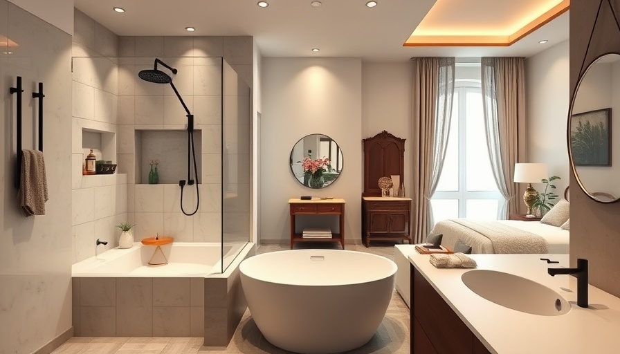 Modern bathroom trends shaping remodels in 2025, featuring sleek design.