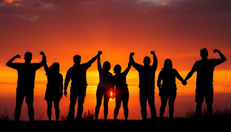 Silhouetted group symbolizing unity, related to Air Canada flight attendants strike vote.