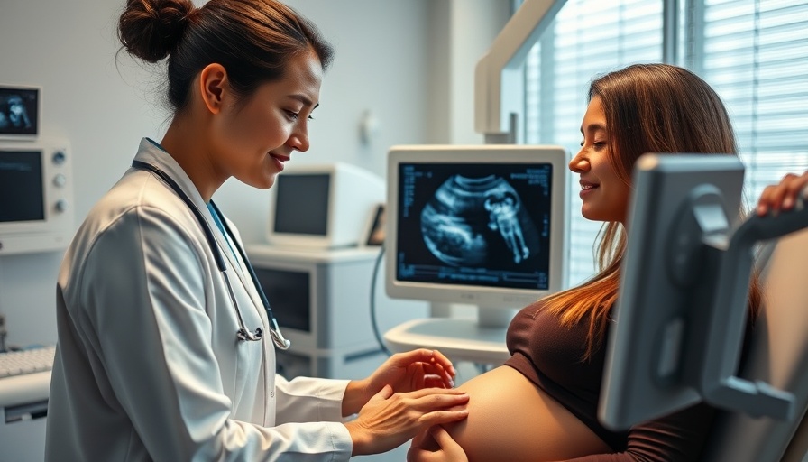 Gynecologist performing ultrasound to highlight the importance of gynecologist visits for women