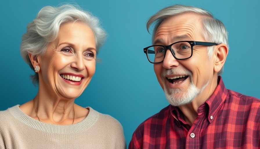 Older couple with glasses highlighting eye care as you age.