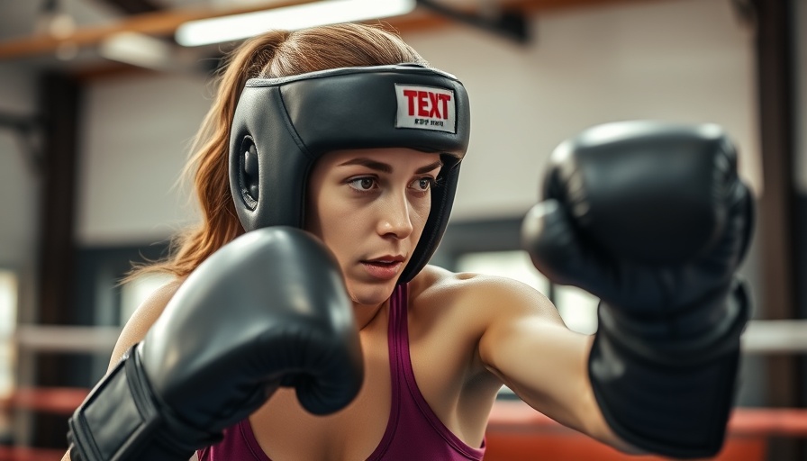 Female boxer practicing for 2025 World Boxing Championships