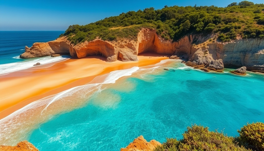 Beautiful Australian beach landscape with golden sands and blue waters, ideal for value-for-money destination.