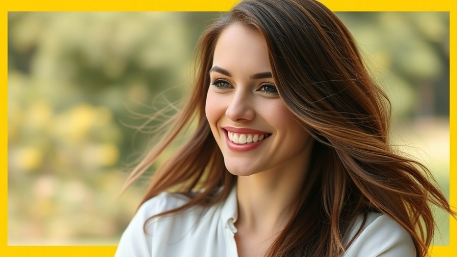 Katherine Schwarzenegger smiling outdoors, bright and cheerful, soft lighting.