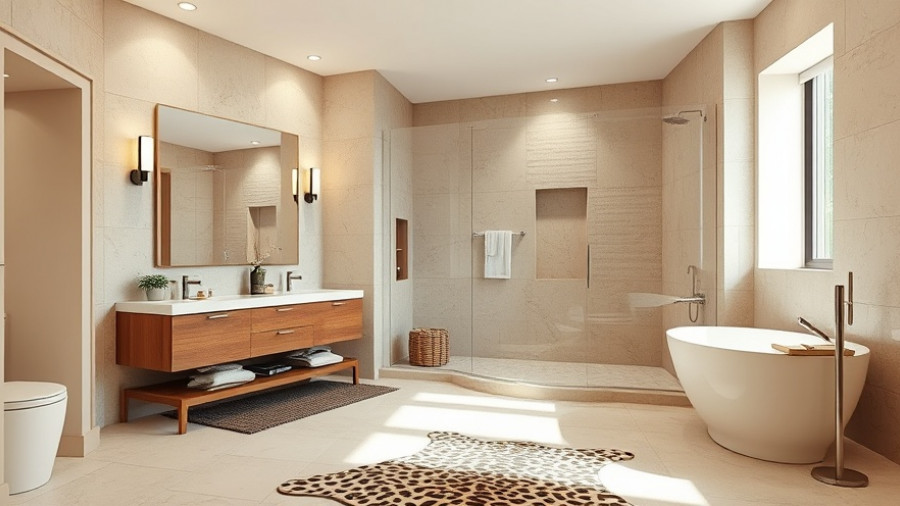 Spacious bathroom with a curbless shower showcasing benefits.